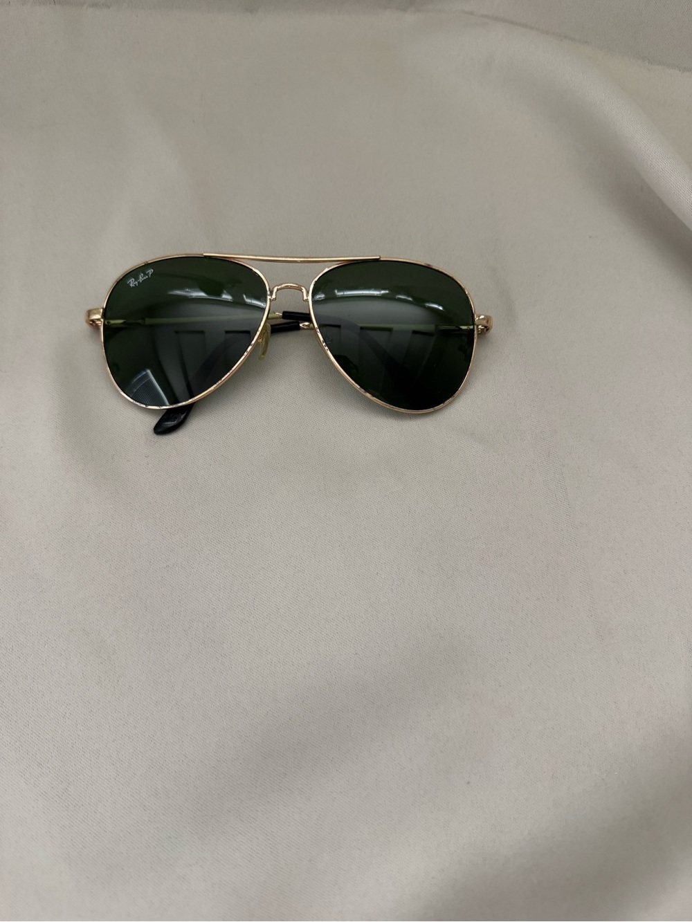 Ray-Ban Classic Gold Aviator Sunglasses RB3025 58□14 | Polarized Green Lenses